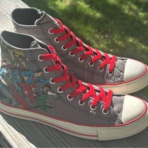 Converse Chuck Taylor All Star Hi Top sneakers.